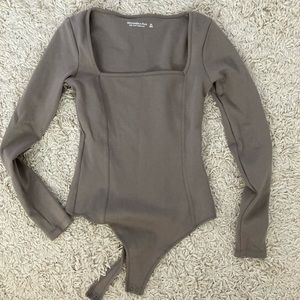 Abercrombie square neck bodysuit